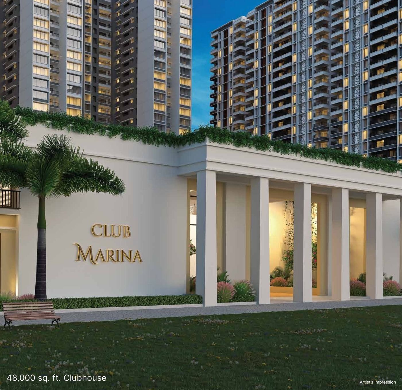 Club Marina, the 48,000 sq.ft. clubhouse